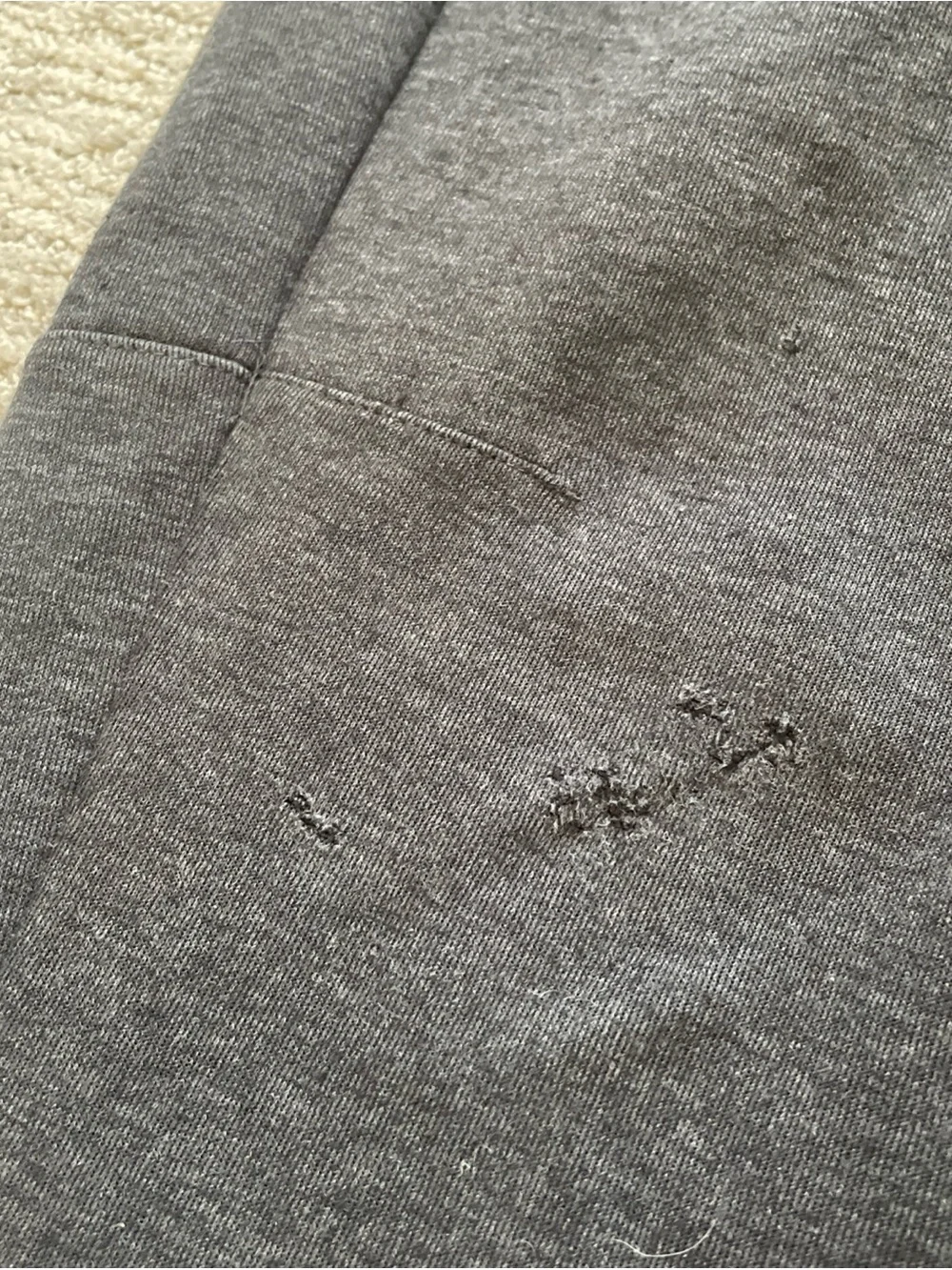 Air Jordan AJ Fleece Joggers Sweatpants Gray Men’s Medium Athleisure Pockets